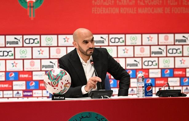 الركراكي: سنخوض مباراة ودية وحيدة قبل دور المجموعات أمام منتخب غامبيا