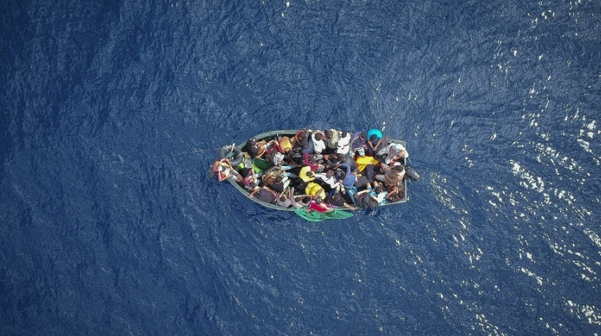 البحرية تنقذ 32 مهاجرا غير نظامي عرض ساحل الداخلة