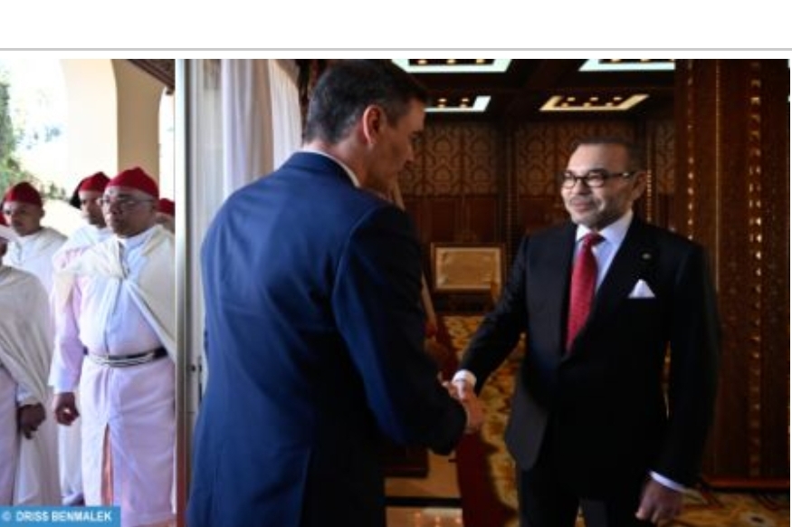 استقبل صاحب الجلالة الملك محمد السادس، نصره الله، فخامة السيد بيدرو سانشيز، رئيس حكومة المملكة الإسبانية