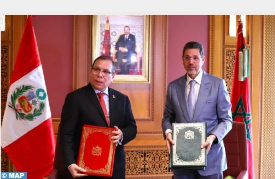 توقيع مذكرة تفاهم بين المغرب والبيرو لتعزيز التعاون القضائي