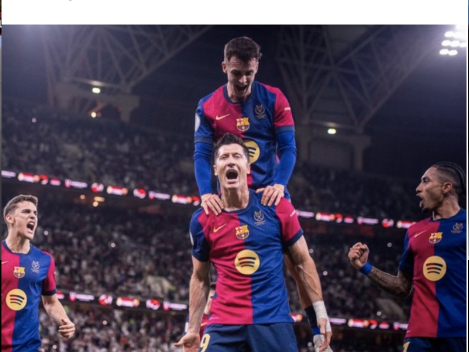 في كلاسيكو مجنون .. برشلونة يتوج بلقبه الـ 15 من كأس السوبر الإسباني