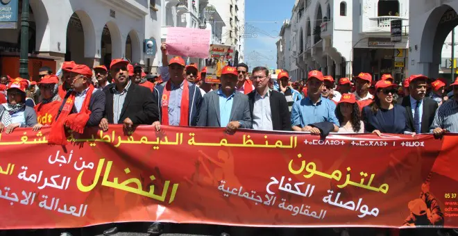 المنظمة الديمقراطية للشغل تلتحق بالإضراب الوطني ليوم الأربعاء رفضًا لـ”ضرب الحقوق النقابية”