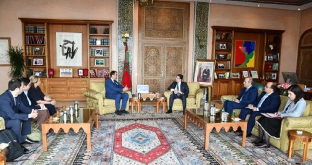 بوريطة يستقبل عمدة مونبليي