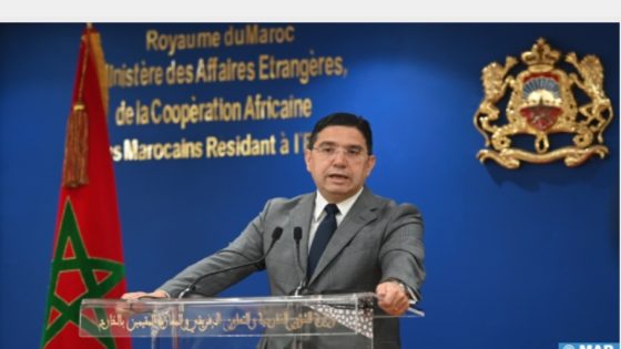 دعم المغرب، تحت قيادة جلالة الملك، للقضية الفلسطينية يجمع بين العمل الدبلوماسي والمبادرات الميدانية لفائدة الشعب الفلسطيني (السيد بوريطة)