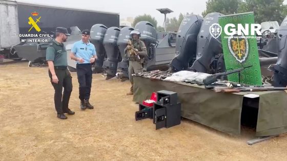 تفكيك أكبر شبكة لتهريب المخدرات بين إسبانيا والبرتغال باستخدام زوارق الزودياك السريعة