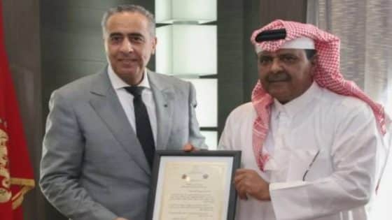 حموشي يستقبل رئيس الاتحادين الرياضي القطري والعربي للشرطة