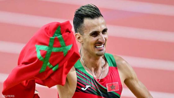 سفيان البقالي يحرز الميدالية الفضية في سباق 3000 متر موانع