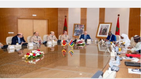 السيد لوديي يستقبل وزير الدفاع الغامبي