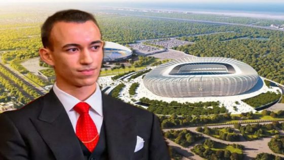 ولي العهد الأمير مولاي الحسن يترأس افتتاح ملعب طنجة الكبير استعداداً لكأس إفريقيا والعالم 2030