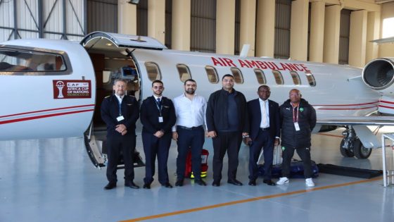 شركة مغربية تؤمّن خدمات الإسعاف الجوي خلال مباريات “الكان”