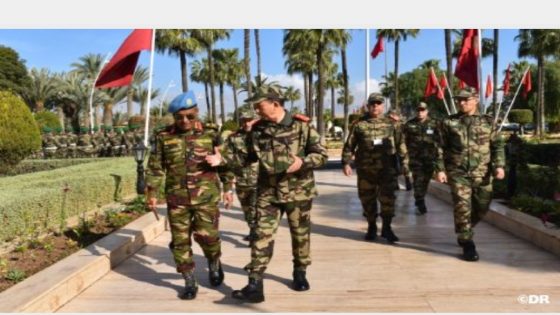 المفتش العام للقوات المسلحة الملكية يتباحث مع قائد قوة البعثة الأممية بالأقاليم الجنوبية للمملكة