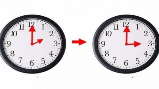 تذكير .. موعد العودة إلى الساعة الإضافية “غرينيتش+1”
