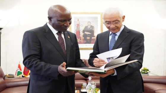 الطالبي العلمي يجري مباحثات مع رئيس مجلس الشيوخ بجمهورية بوروندي