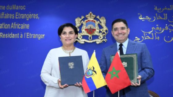 جمهورية الإكوادور تجدد تأكيد دعمها لمبادرة الحكم الذاتي المقترحة من قبل المغرب