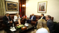 السيد الطالبي العلمي يتباحث مع رئيسة وأعضاء مجموعة الصداقة البرلمانية الشيلي – المغرب